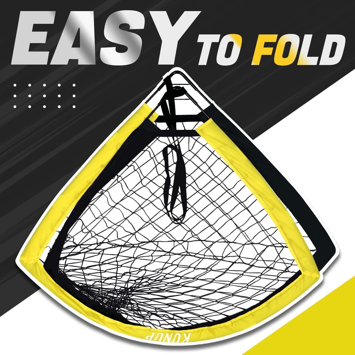 Kunup Kid Soccer Goal for Backyard 6X4Ft Large Portable Soccer Net for Backya...