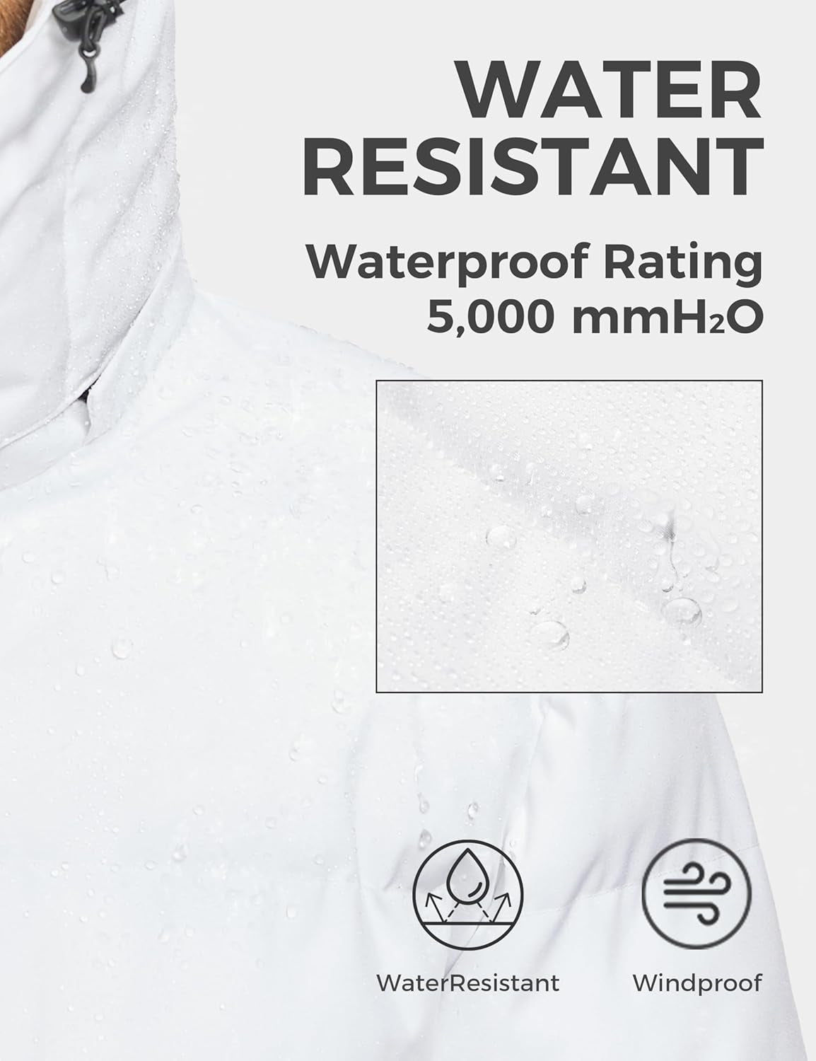 Men's Waterproof Hooded Puffer Jacket - Insulated Winter Coat for Warmth