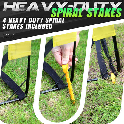 Kunup Kid Soccer Goal for Backyard 6X4Ft Large Portable Soccer Net for Backya...