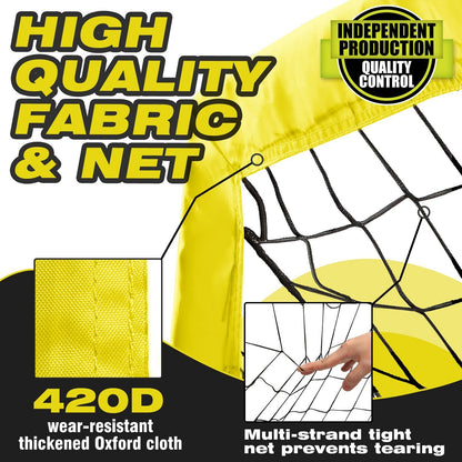 Kunup Kid Soccer Goal for Backyard 6X4Ft Large Portable Soccer Net for Backya...