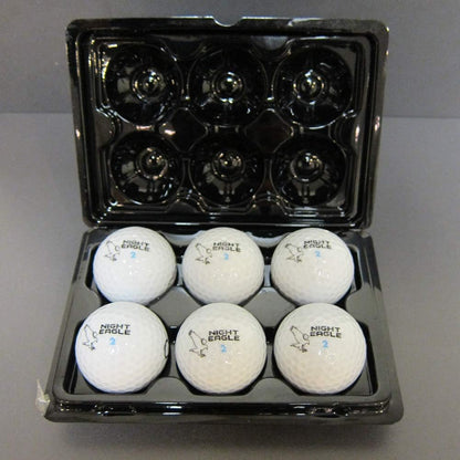 LED Illuminated Golf Balls (6-Pack) - Professional Quality Glowing Golf Balls with Internal LED Technology (Multi-Color)